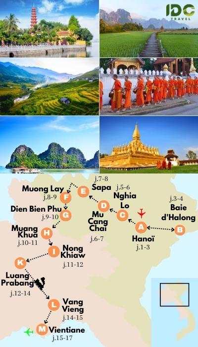 17 jours d'aventure dans le Nord du Vietnam et du Laos