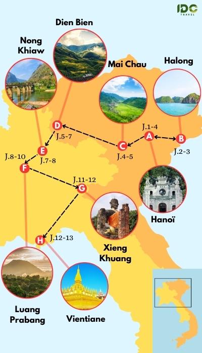 Aventure au Nord du Vietnam et au Laos en 13 jours