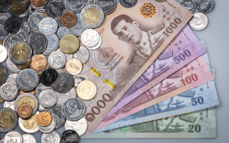 Monnaie thaïlandaise (pièces et billets)