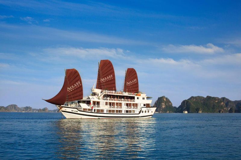 Aclass Stellar Cruise en 2 Jours 1 Nuit – Croisière dans la baie d’Halong
