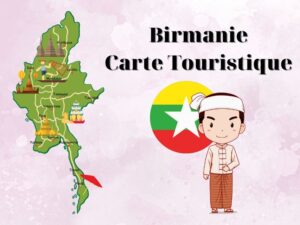 Birmanie Carte Touristique