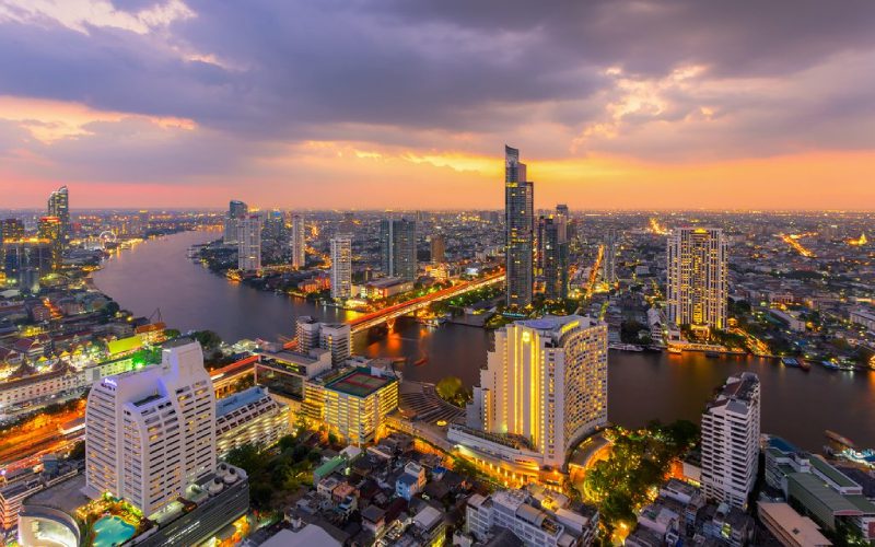 Bangkok au lever du soleil