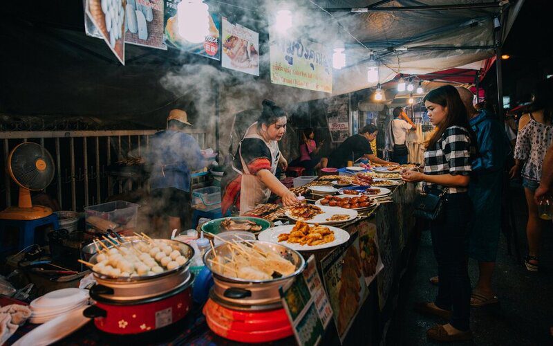 Cuisine de rue à Chiang Mai