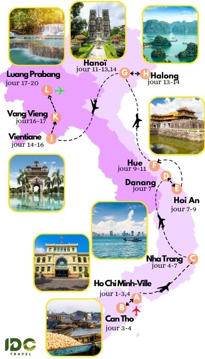Circuit Panorama du Vietnam et du Laos en 20 jours