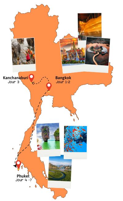 Circuit en famille de Thaïlande : Bangkok et Phuket en 7 jours