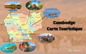 Cambodge Carte Touristique