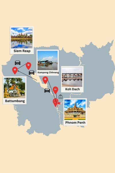 Circuit au Cambodge en famille en 10 jours