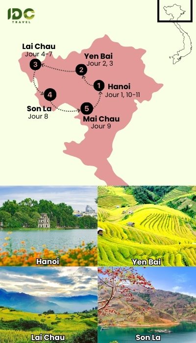 Circuit au Nord-Ouest Vietnam 11 Jours