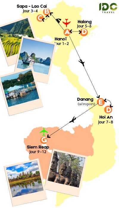 Charme du Vietnam et du Cambodge en 12 jours