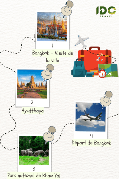 Circuit inoubliable De Bangkok à Khao Yai en 4 jours