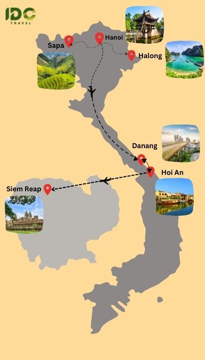 Charme du Vietnam et du Cambodge en 12 jours