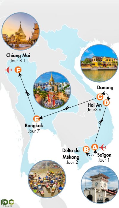 Découverte du Vietnam et de la Thaïlande en 11 jours