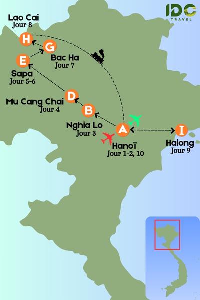 Découverte du haut tonkinois dans le nord du Vietnam en 10 jours
