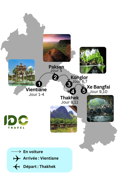 Découverte de Vientiane et du centre du Laos en 11 jours