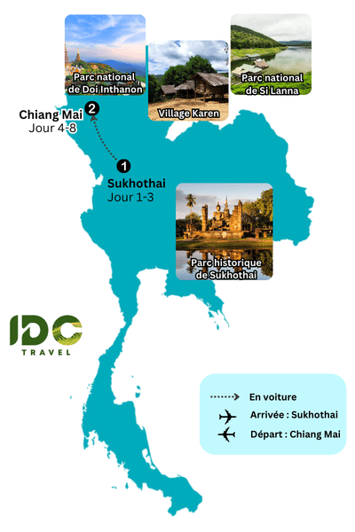 Découverte culturelle dans le Nord Thaïlande en 8 jours