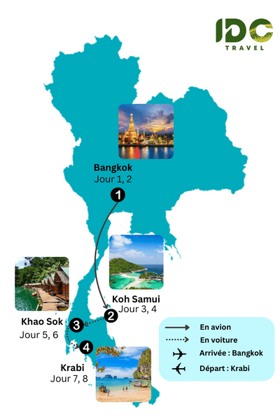 Découverte ensoleillée de 8 jours en Sud Thaïlande : Koh Samui et Koh Tao