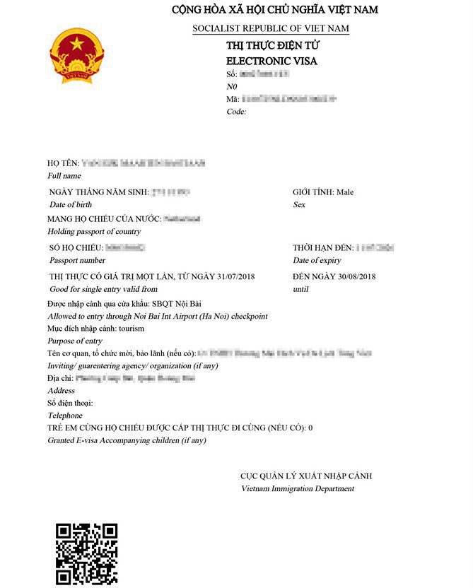 E-visa Vietnam
