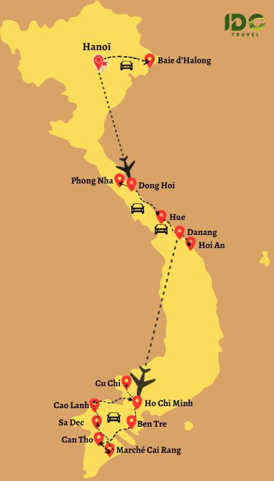 Ecotourisme du Nord au Sud du Vietnam en 18 jours