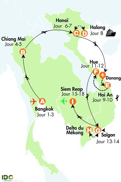 Essentiels Thaïlande Vietnam Cambodge 18 jours