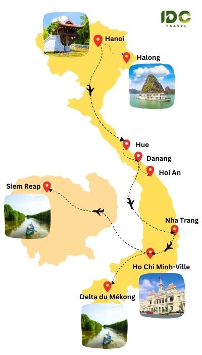 Essentiels du Vietnam et Cambodge 15 jours