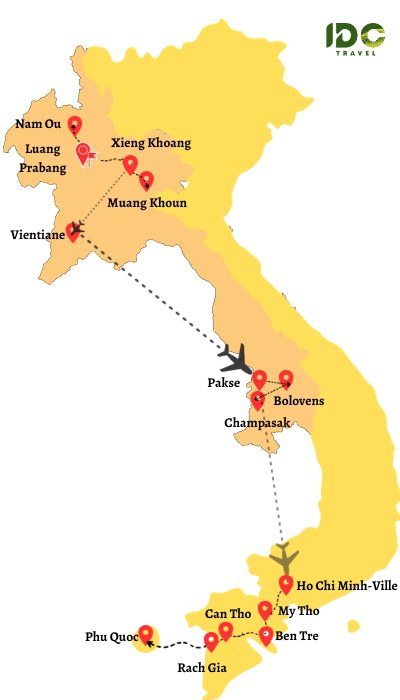 Essentiel du Laos et Vietnam en 19 jours