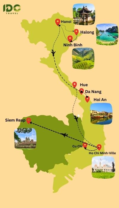 Essentiels du Vietnam et du Cambodge en 12 jours