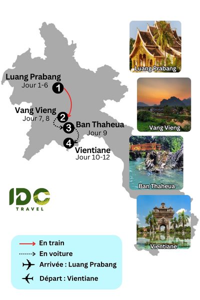 Exploration legendaire du Laos en 12 jours