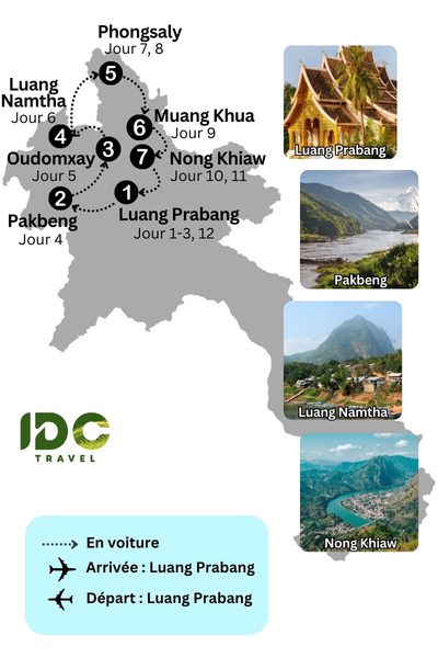 Expedition au cœur du Laos en 12 jours