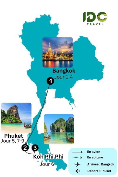 Exploration du Sud Thaïlande De Bangkok à Phuket en 9 jours