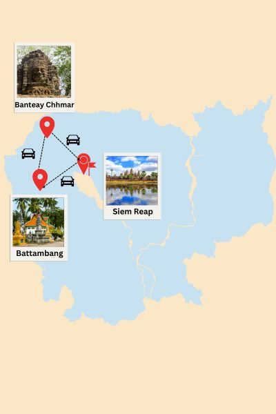 Escapade rurale de 14 jours au Cambodge