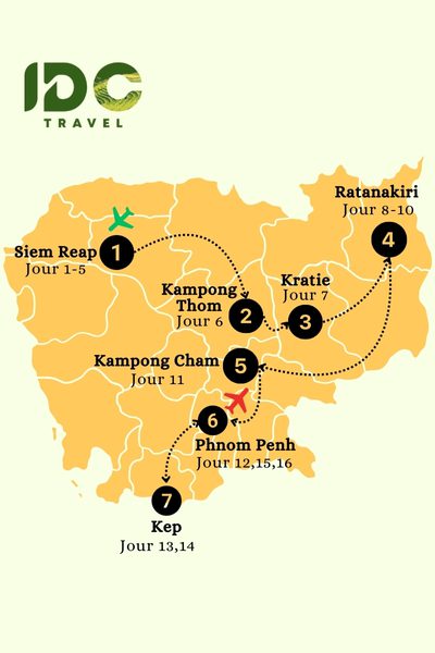 Grand Voyage au Cambodge en 16 jours