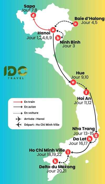 Grand tour du Vietnam en 22 jours
