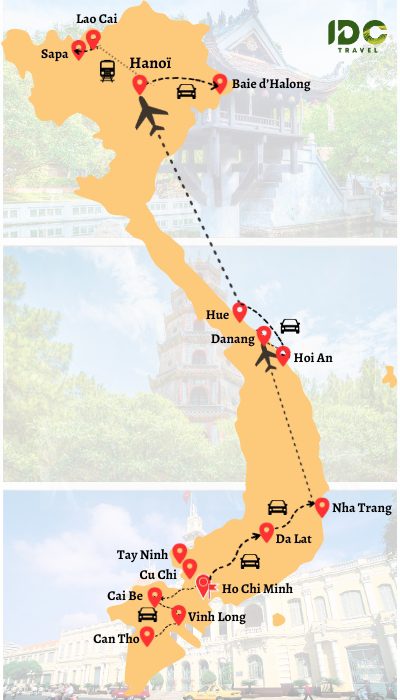 Grand circuit au Vietnam en 19 jours