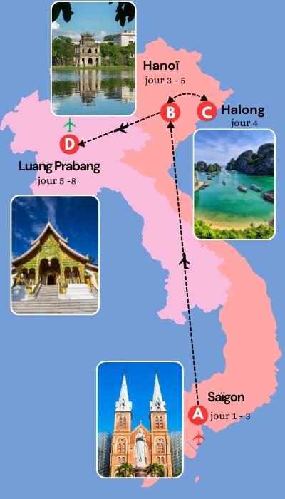 Incontournables du Vietnam & du Laos en 8 jours