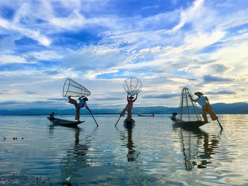 Art de la pêche sur lac Inle