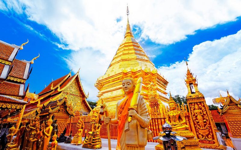 Le temple doré de Doi Suthep
