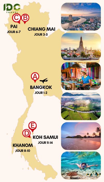 Les Joyaux cachés de la Thaïlande en 14 jours