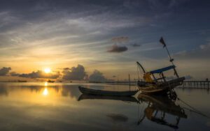 Lever du soleil sur l'île de Phu Quoc