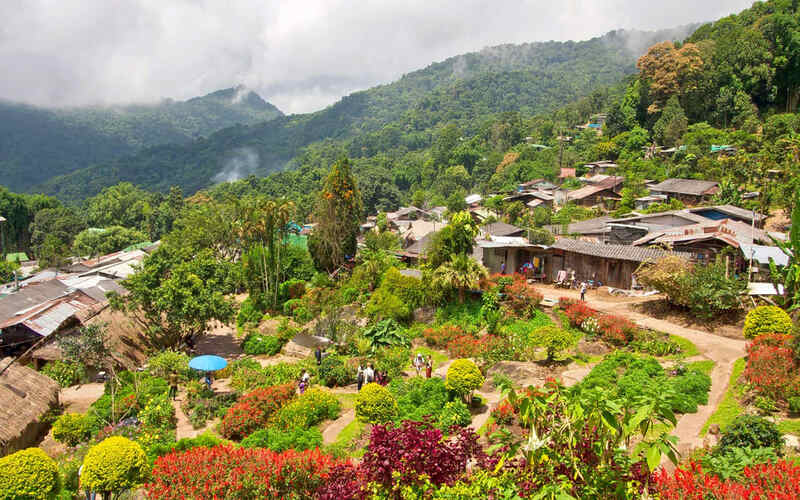 Village de Hmong à Chiang Mai