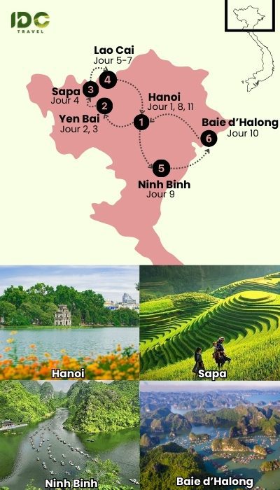 Les sentiers du Nord Vietnam en 11 jours