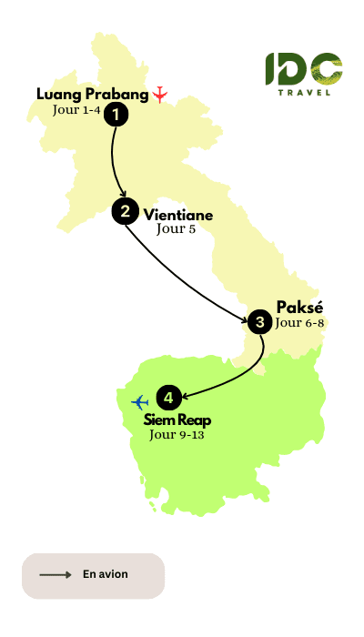 Merveilleux voyage au Laos et Cambodge en 13 jours