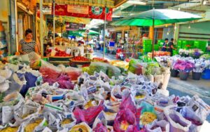 marché aux fleurs Pak Klong Talad