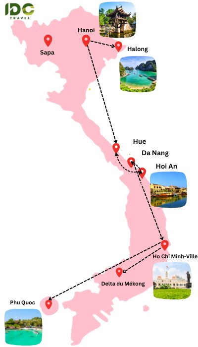 Merveilles du Vietnam et Évasion à l'île de Phu Quoc en 14 Jours