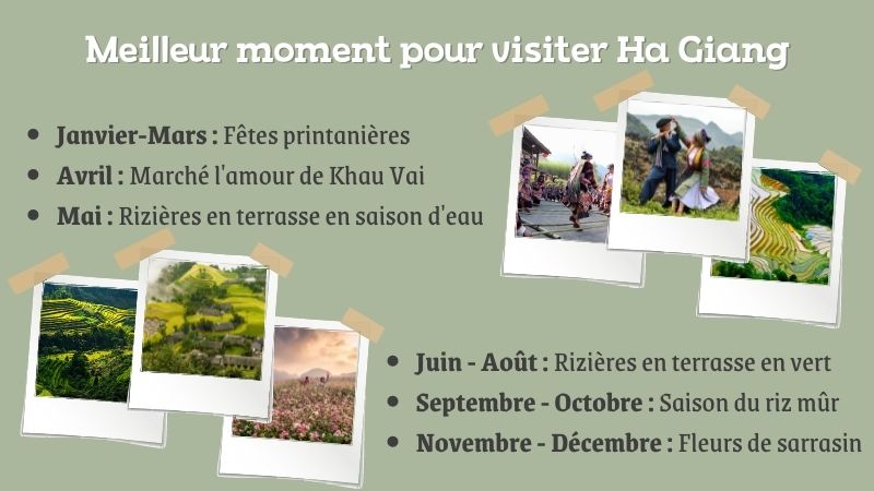 Meilleur moment pour visiter Ha Giang