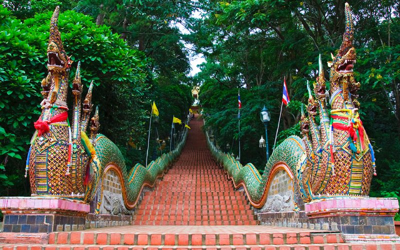 Naga du Wat Doi Suthep