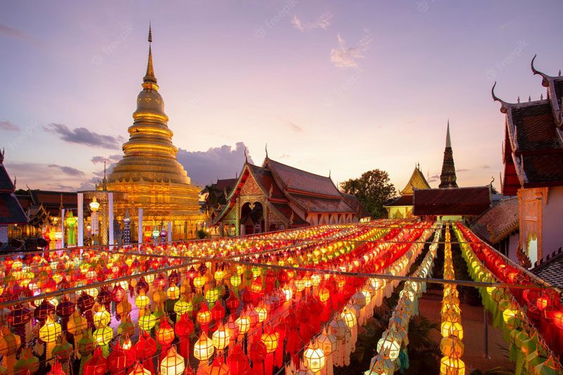 Pagode de Phra That Hariphunchai