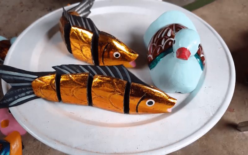 Petites marionnettes utilisées comme souvenirs