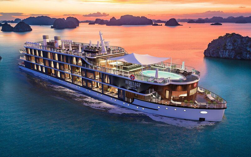 Profiter une excursion en Heritage Cruises dans la baie de Lan Ha