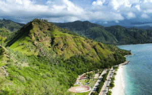 Plage d'Areia Branca à Dili, Timor oriental