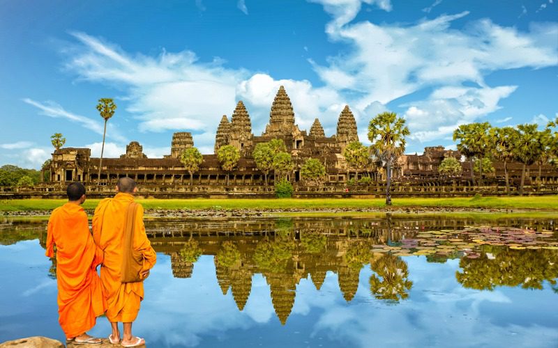 Parc archéologique d'Angkor au Cambodge